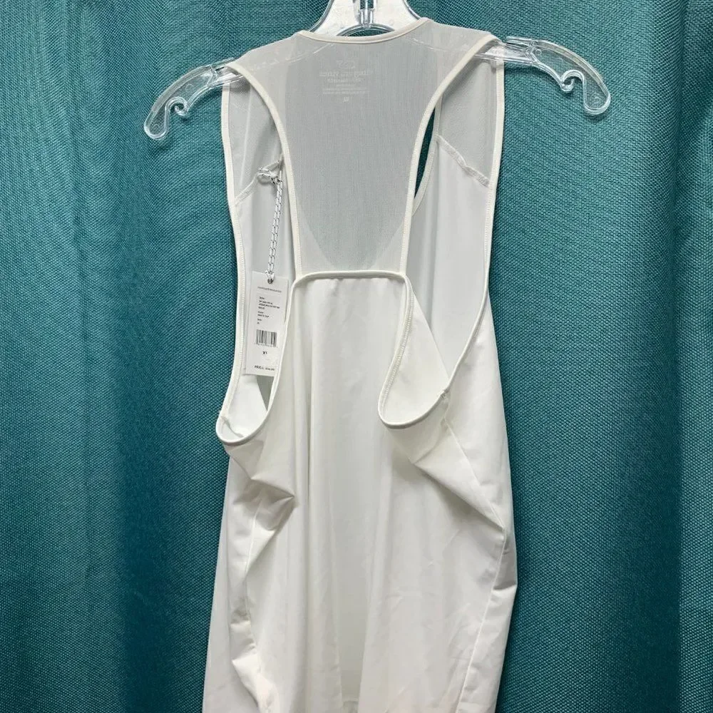 NWT Vineyard Vines Performance Logo Tank Top White Size XL